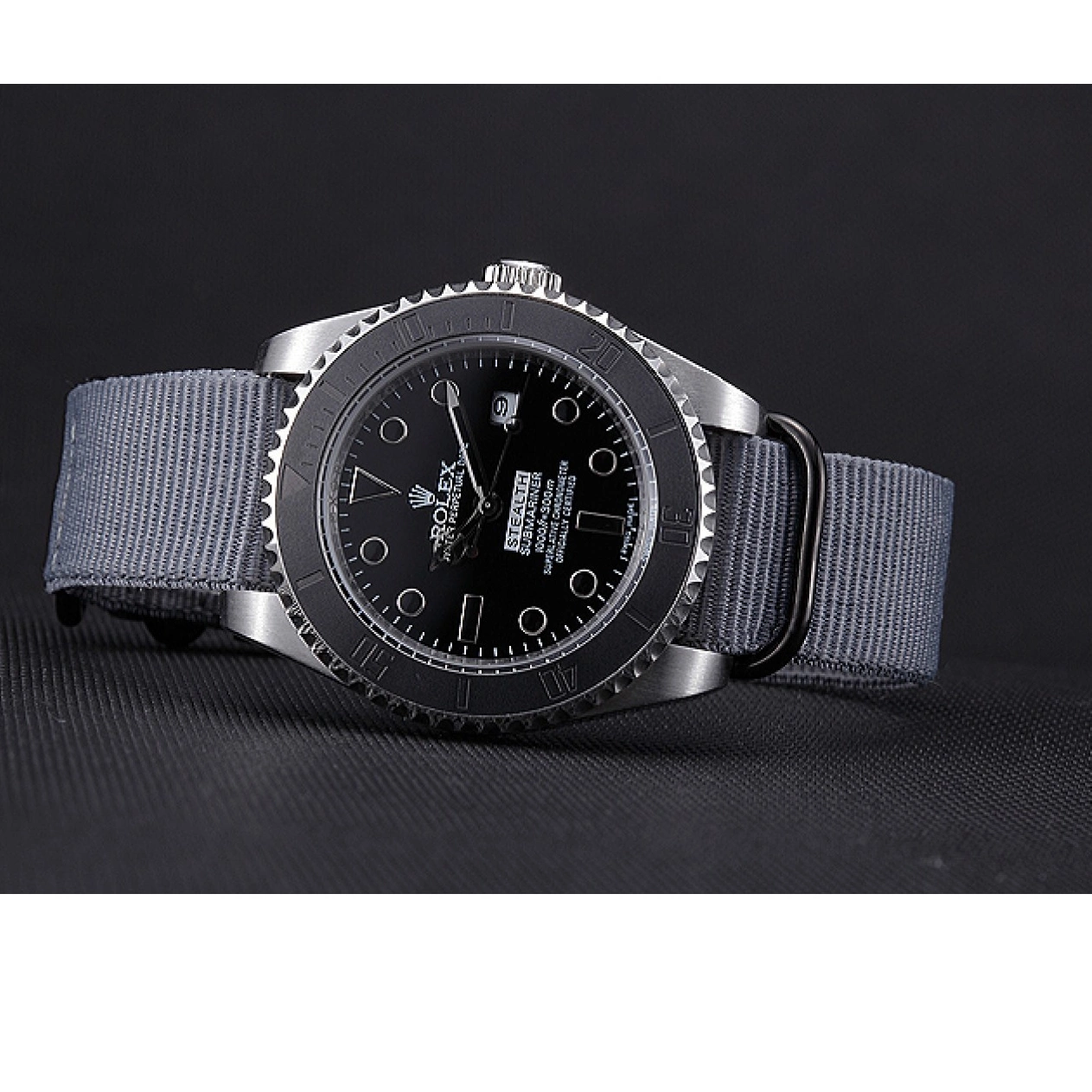 Aaa replica Submariner 621991 Rolex Stealth Grey 0613